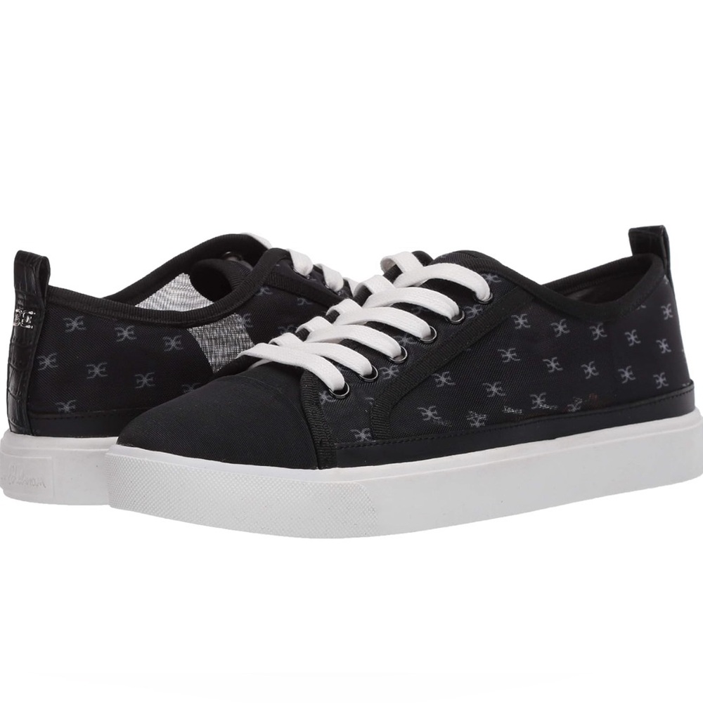Sam Edelman Edelyn Black Sneakers Sz 8.5